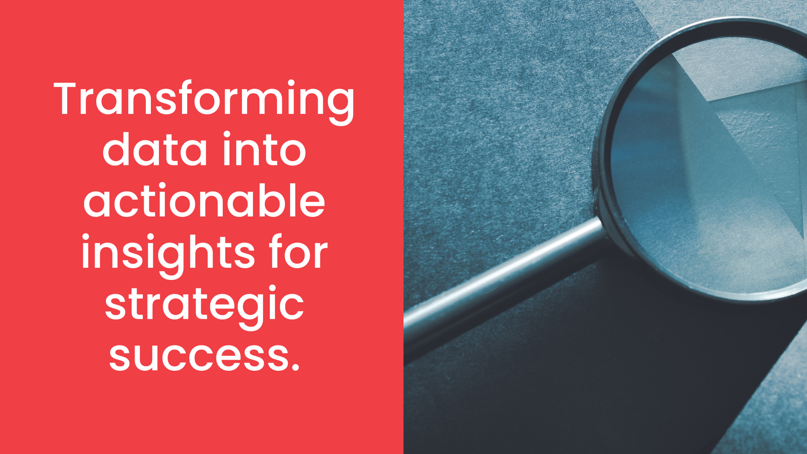 Transforming data into actionable insights for strategic success.
