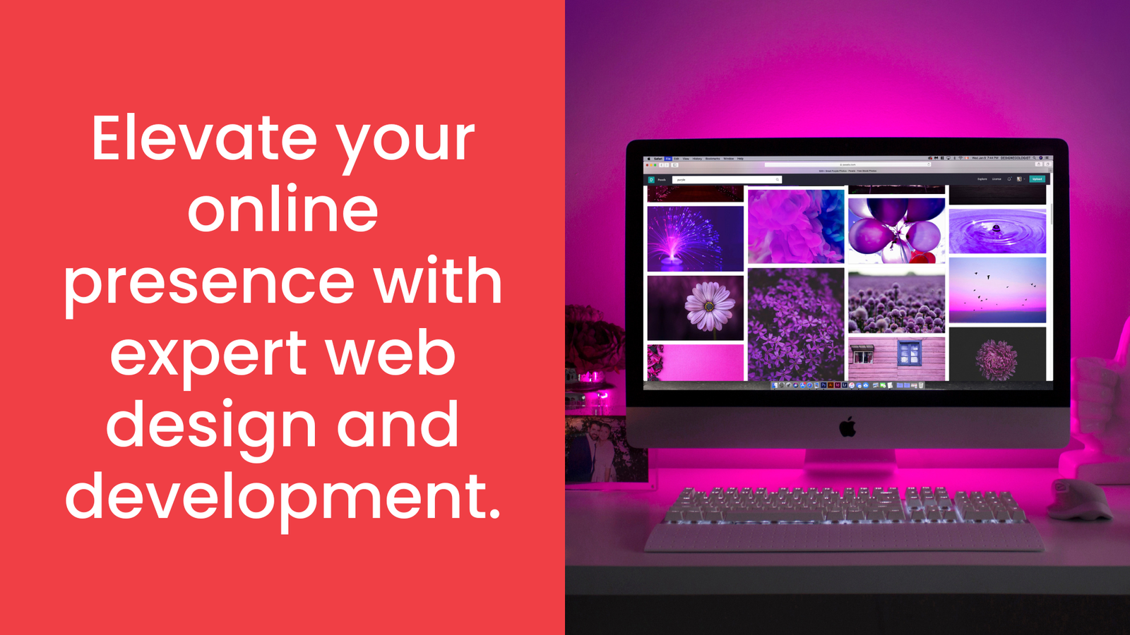 Elevate your online presence with expert web design and development.